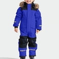 thumbnail image 4 of LSLJS Enfants Filles Garçons Combinaisons de Neige Colorées une-Pièce Combinaisons de Ski Vestes Combinaisons d'Hiver, Combinaisons de Neige pour Bébés Garçons, 4 of 7