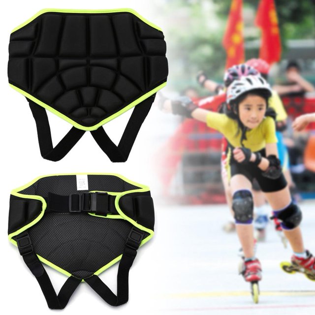 Cergrey Short de Protection, Coussin de Hanche, Coussin de Fesses Sports Extrêmes Ski Snow Board Skate Hanches Rembourré pour Enfants