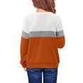 thumbnail image 4 of Posijego Unisexe Garçons Filles Chandail de Mode Enfants Col Rond Décontracté Manches Longues Chandail Athlétique à Enfiler Hauts, 4 of 4
