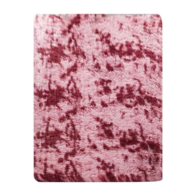 TopLLC Solid Color Plush Carpet Thickened Silk Wool Living Room Carpet Bedroom Carpet In Stock
