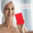 thumbnail image 2 of Miangastore 1 Set Cosmetic Mirror PU Leather Cover Stainless Steel Folding Cosmetic Mirror, 2 of 8