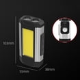 thumbnail image 2 of Graflsoa Portable LED COB Work Light with Magnetic Hook, USB Rechargeable, 5 Lighting Modes, Waterproof for Camping, Hiking, and Car Repair, Red/Silver/Black Options, 2 of 7