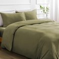 thumbnail image 4 of Duvet Cover Queen -Piece Prewashed Ultra Soft Queen Bedding Set - Features Zipper Closure and Corner Ties Includes Duvet Cover x Pillowcases No Comforter, 4 of 7