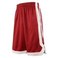 thumbnail image 1 of TOPTIE Short de Soccer pour Grands Garçons, Shorts de Course de 8 Pouces avec Poches-Rouge/blanc-P/ 8, 1 of 7