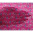 thumbnail image 4 of oneOone Viscose Chiffon Fabric Fish Block Print Fabric By Yard 42 Inch Wide, 4 of 4