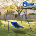 thumbnail image 4 of Gymax 700lb Giant 60'' Platform Tree Swing for Kids and Adults Blue, 4 of 10