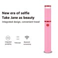thumbnail image 4 of Selfie Stick Tripod, Extendable Selfie Stick with Detachable Bluetooth Remote Shutter and Fill Light, Compatible with Multiple Smartphones PINK, 4 of 8