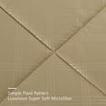 thumbnail image 2 of JML Ensemble de Literie 8 Pcs Matelassé Diamant avec Draps, Simple, Taupe, 2 of 5