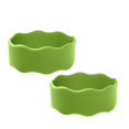 thumbnail image 1 of 2PC Kids Snack Boxes For School Personalized Baby Bottle Labels For Daycare Water Bottle Name Bands Customized Engraved Silicone Baby Reusable Bottle Straps Labels For Cups School 2PCS Green, 1 of 6