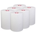 Scott® Serviette ControlTM SlimrollTM, blanche, 6 Rouleaux/Boîte