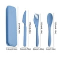 thumbnail image 3 of Kitchen Tableware Reusable Spoon Cutlery Fork Children'S Adult Portable Lunch Box Cutlery Set For Travel Picnic Camping Or Daily Use At School, Kitchen Tableware, 3 of 9