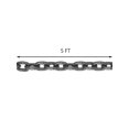 thumbnail image 2 of VEVOR 5 ft Chain Sling 0.375 in x 5 ft Double Leg with Grab Hooks Sling Chain 4 T Capacity Double Leg Chain Sling Grade 80 ( 0.375 in x 5 ft Double Leg Sling), 2 of 9