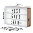 thumbnail image 3 of My Cinema Lightbox - Rose Gold Light Box, 4x6"" - 100 Letters, Emojis & Numbers, 3 of 5