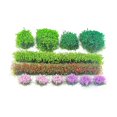 thumbnail image 4 of Bunblic DIY Miniature Grass Tufts Artificial Grass Modeling Versatile Flower Cluster for Architecture Building Train Landscape Style C, 4 of 8
