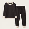 thumbnail image 2 of Jalioing Pyjama pour Enfants 2 Pcs T-Shirt à Col Ras du Cou et Pantalon Ensemble de Pyjama Garçons Filles Confortable Pyjama à Manches Longues, 2 of 3