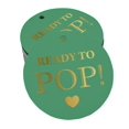 thumbnail image 1 of Inkdotpot Real Gold Foil Ready To Pop Baby Shower Tags Favor Hang Paper Tags 100 Pieces, 1 of 6
