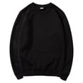 thumbnail image 1 of vdgthytj Men's Crewneck Sweatshirt Long Sleeve Basic Solid Color Shirts Fall Fleece Casual Loose Pullover Tops, 1 of 3