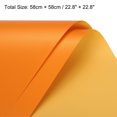 thumbnail image 2 of Unique Bargains Double Sided Color Flower Wrapping Paper Yellow 22.8'x22.8' Waterproof 10 Pack, 2 of 5