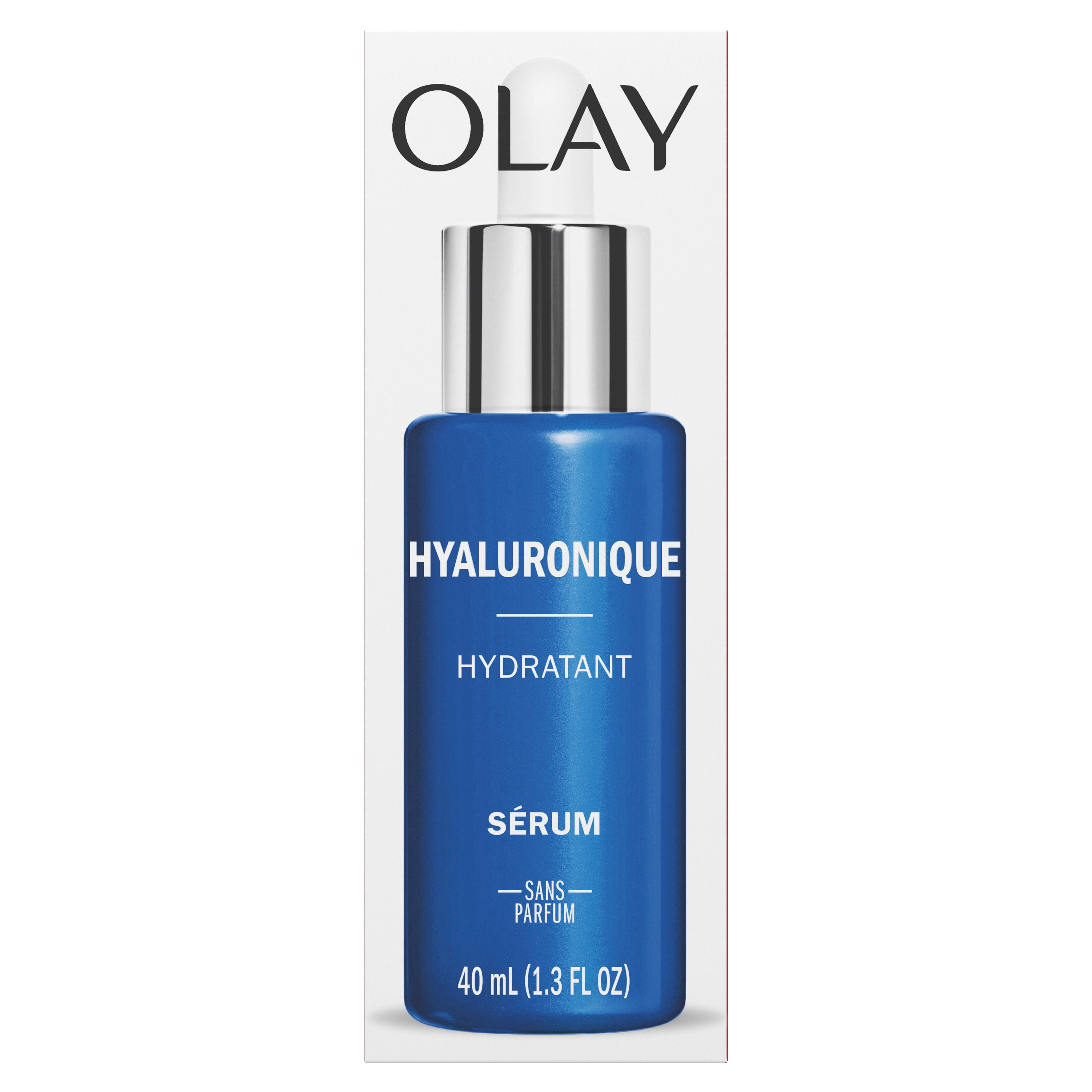 Olay Sérum Hydratant à l'Acide Hyaluronique, Sans Parfum