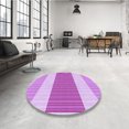 thumbnail image 4 of Ahgly Tapis Rectangulaire Lavable en Machine Intérieur Transitionnel Fleur Rose, 4 Pieds x 6 Pieds, 4 of 7