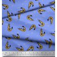 thumbnail image 3 of Soimoi Modal Satin Fabric Circle,Dot & Prawns Ocean Decor Fabric Printed Yard 42 Inch Wide, 3 of 3