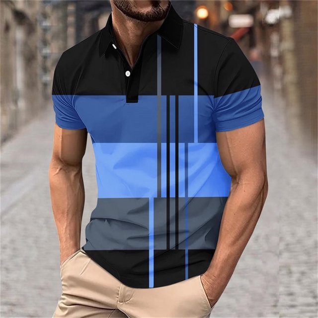 Weiqiqre T-Shirts Chemises pour Hommes T-Shirt à Manches Courtes à Blocs de Couleur Col Rond Chandail Décontracté Basique Chemises