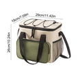 thumbnail image 3 of Sac-repas Isotherme Imperméable, Sangle Ajustable Portable, Rangement pour Aliments Congelables, Polyester Durable, pour Voyage Travail, Garde les Aliments Froids, Sac de Pique-Nique Écologique., 3 of 9