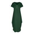 thumbnail image 4 of Cameland Robe d'Été pour Femme Décontractée à Manches Courtes, Robe Évasée Décontractée, Robe Maxi de Plage avec Poches, 4 of 6