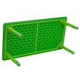 thumbnail image 3 of 24''W x 48''L Rectangular Green Plastic Height Adjustable Activity Table, 3 of 9