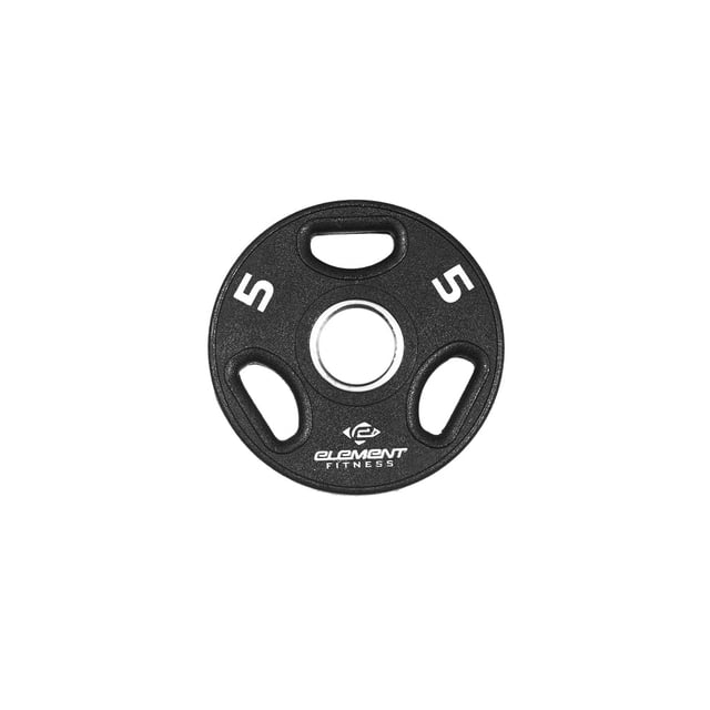 Element Fitness 5 lb Virgin Rubber Olympic Plate Pro 2 Inch Low Odour