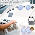 thumbnail image 3 of Pyle PLMRS53WL 5.25 Inch Waterproof Low Profile Marine Speakers, White (2 Pack), 3 of 6