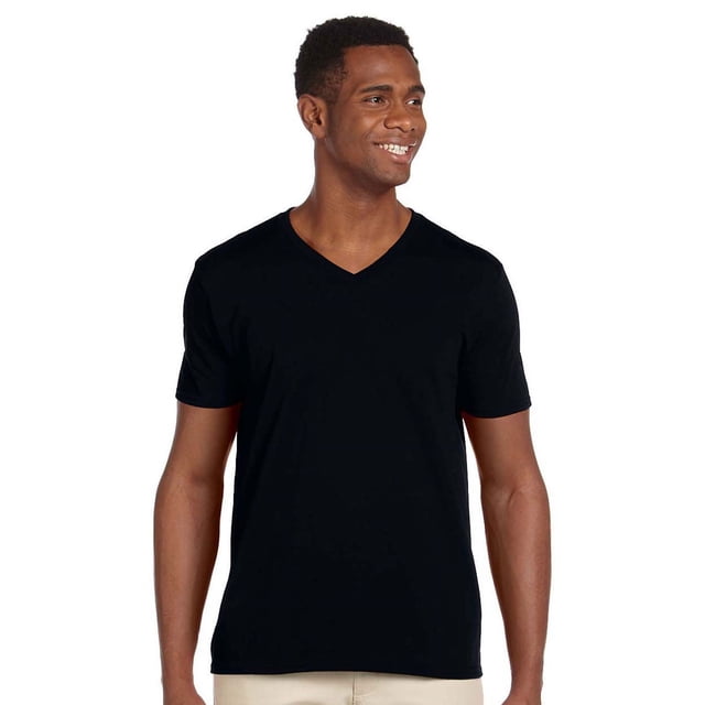 Gildan T-Shirt à Col en V Softstyle pour Hommes - G64V (Lot de 3)