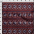 thumbnail image 3 of oneOone Cotton Flex Fabric Leaves & Floral Block Print Fabric BTY 40 Inch Wide, 3 of 4