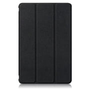 For Samsung Galaxy Tab A9 2023 Case 8.7 inch Magnetic Tri-Folding PU Leather Stand Cover for Galaxy Tab A9 SM-X110 X115 Tablet Black Tab A9 8.7inch 2023