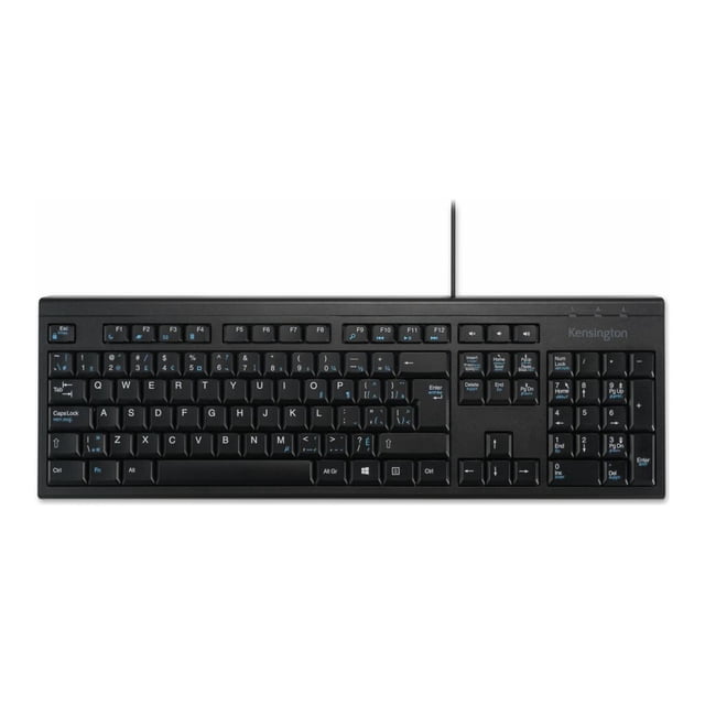 Kensington 105 Key Bilingual Keyboard using, English (US) and Canadian French (C
