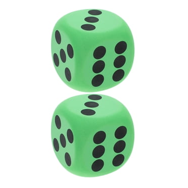 2PCS Jumbo Dice Colored EVA Foam Dice Kids Foam Dice Jumbo Dice Board Game Large Dice for Education Games and Party Activities