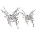 thumbnail image 2 of 2 Pcs Pinces à Cheveux Papillons Pinces à Mâchoires Accessoires pour Cheveux Femmes Pinces à Cheveux, 2 of 9