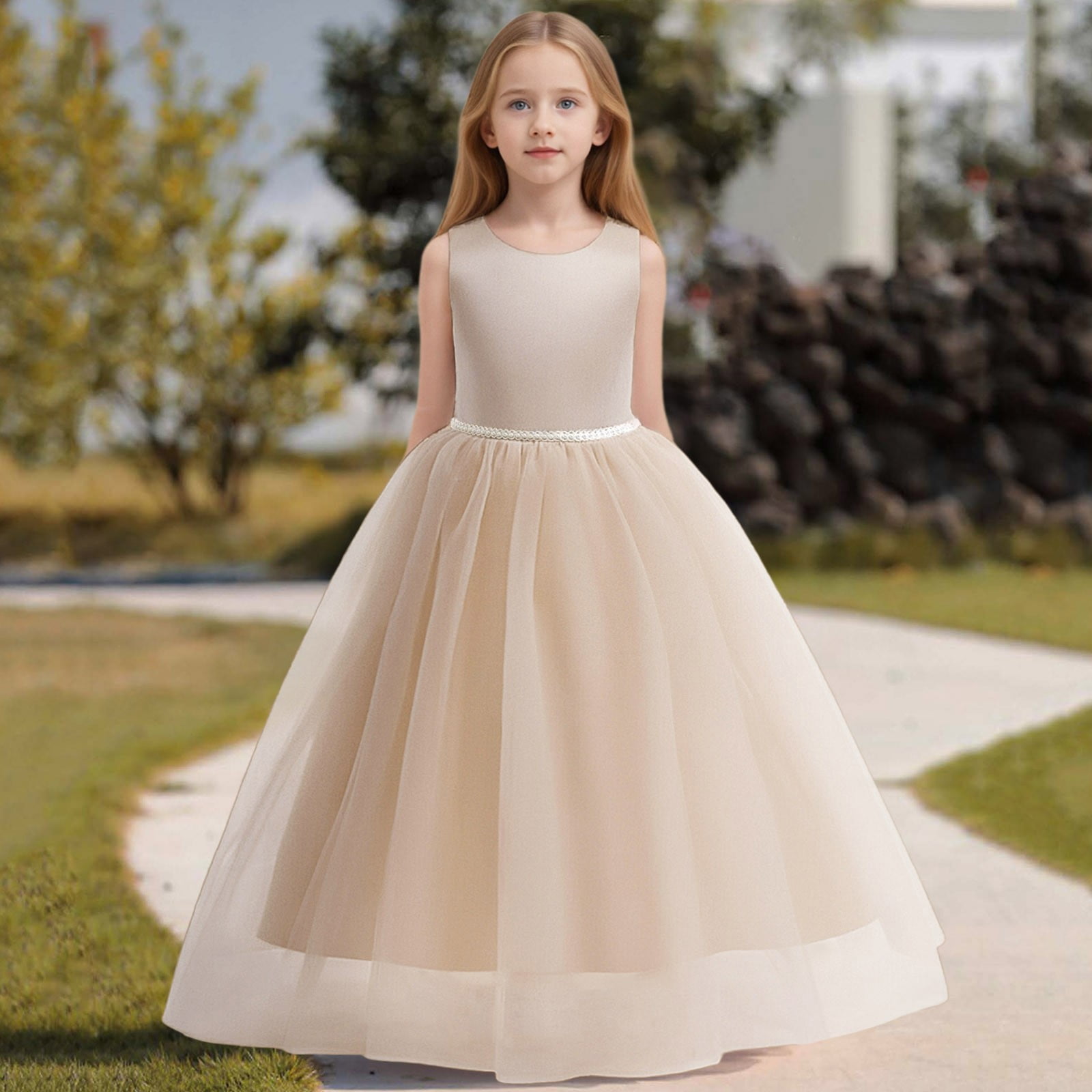 beige fancy dress Kids Girl Dresses Kids Formal Dresses for Girls Girls Girls Dresses Dress for Girls 5-6 year tight Anderson Maxi Dress, in Color:PINK/NUDE catching that conquers hearts