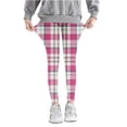 thumbnail image 1 of QIPOPIQ Leggings à Carreaux pour Filles en Liquidation, 1 of 5