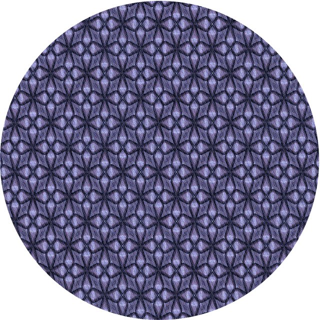 Ahgly Company Tapis Rond Lavable en Machine Intérieur Transitionnel Bleu Ardoise Moyen, 4 Pieds Rond