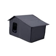 thumbnail image 2 of Cat House for Outdoor Cold Resistant Windproof Cave Weatherproof Kitty Dog House Gray, 2 of 9