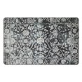 thumbnail image 1 of Distinctive Gray Vintage Bathroom Rug Runner: Non-Slip, Soft & Long - Machine Washable - Farmhouse Floral Mat Enhances Your Bathroom - 20x32 in, 1 of 5
