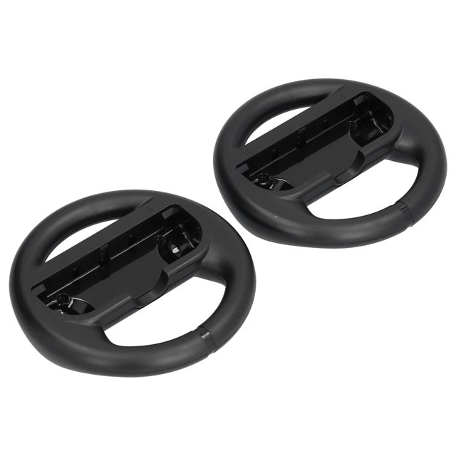 Switch Controller, Ergonomic Design Nice Gift Easy To Install Steering Wheel Controller Handle For Adults And Children For Switch Racing Game Black