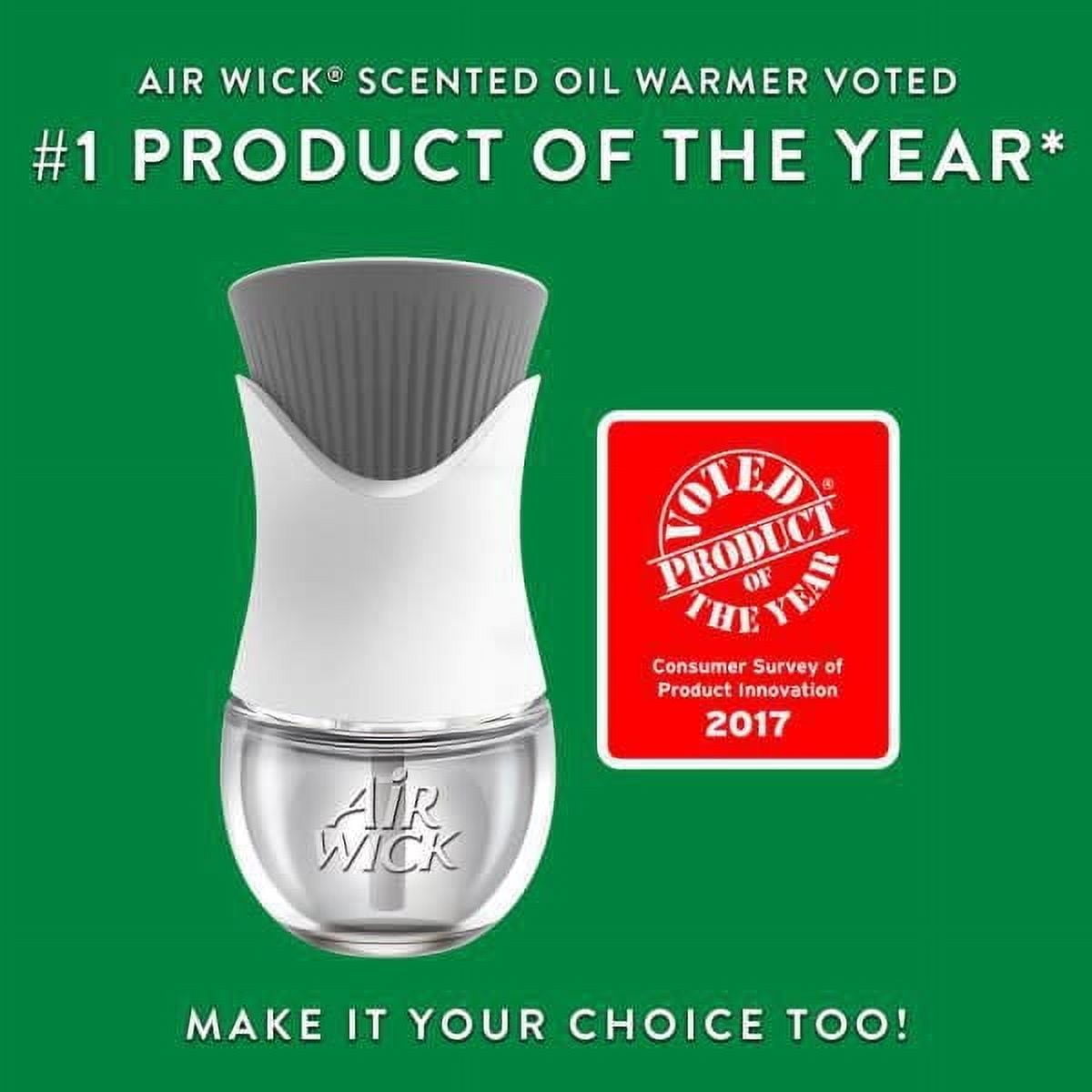 Air Wick Désodorisant d'Air à Brancher, Recharges d'Huile Parfumée, Méli-Mélo Pomme Cannelle, 3 Recharges