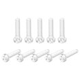 thumbnail image 1 of Unique Bargains M3x16mm Plastic Phillips Bolts PC Pan Head Machine Screws Transparent 50 Pack, 1 of 5