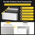 thumbnail image 3 of Ourlova 17 Inches by 24 Inches Stainless Steel Outdoor Kitchen Access Doors High Quality Easy Installation Rust Resistant and Durable for Your Outdoor Cooking Space, 3 of 5