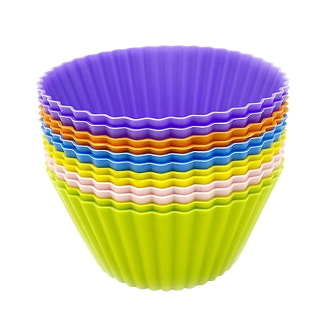 Yhmxh Kitchen Gadgets Kitchen Essentials 12pc Muffin Cupcake Baking Tool Reusable Round Pudding Cup Kitchen Accessories Kitchen Aid Attachments for Home Kitchen Holidays