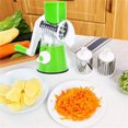 thumbnail image 3 of Meitianfacai Râpe à Fromage Rotative, Râpe à Fromage Manuelle avec Poignée, Trancheuse de Légumes Portative Déchiqueteuse de Fromage avec Base Antidérapante, 3 Lames de Tambour en Acier Inoxydable Incluses, Facile à Utiliser et à Nettoyer, 3 of 9