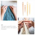 thumbnail image 2 of SNNROO 4 Pcs Basket Big Eye Needle Plastic Knitting Tools Needles, 2 of 8