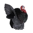 thumbnail image 1 of HILABEE Lovely Miniature Plastic Animal Black Figurine Home Display Decor Turkey, 1 of 6